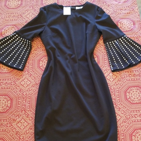 Calvin Klein Dresses & Skirts - 🆕️Calvin Klein  sheath dress with bell sleeves